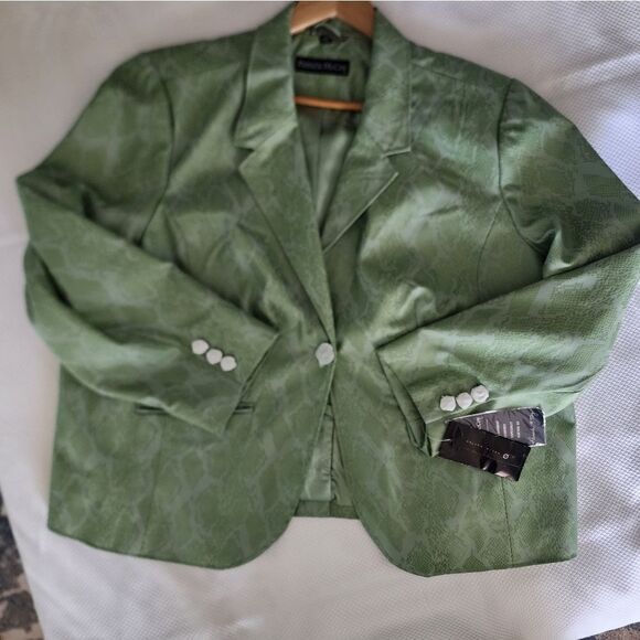 Pamela McCoy sneak print blazer sport jacket contemporary new with tags - Picture 10 of 16